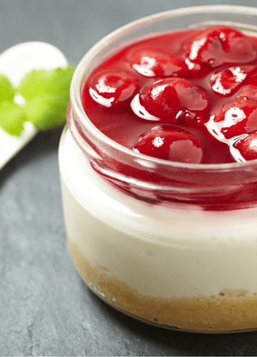 Gluten Free No Bake Cheesecake in a Jar